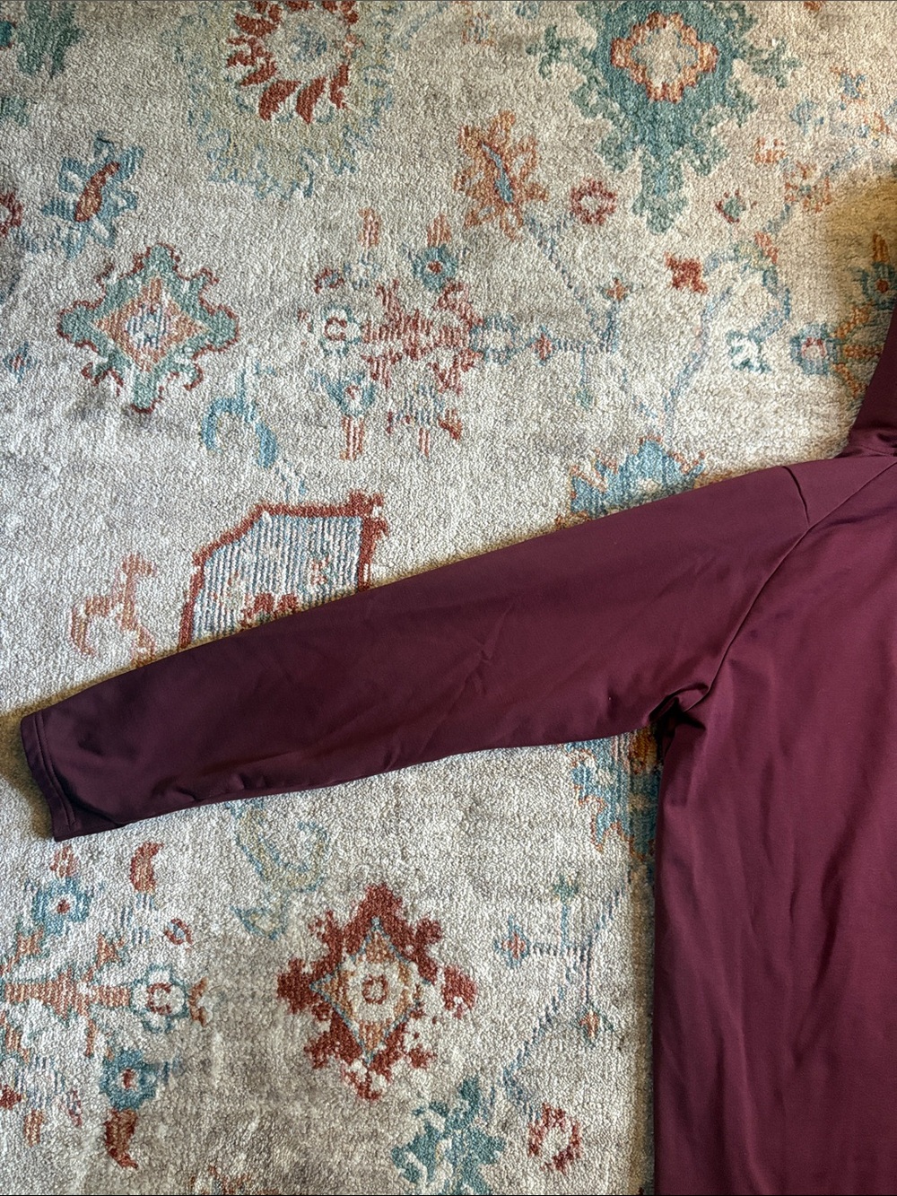UNRL Men’s Hoodie Maroon M - Picture 7 of 14